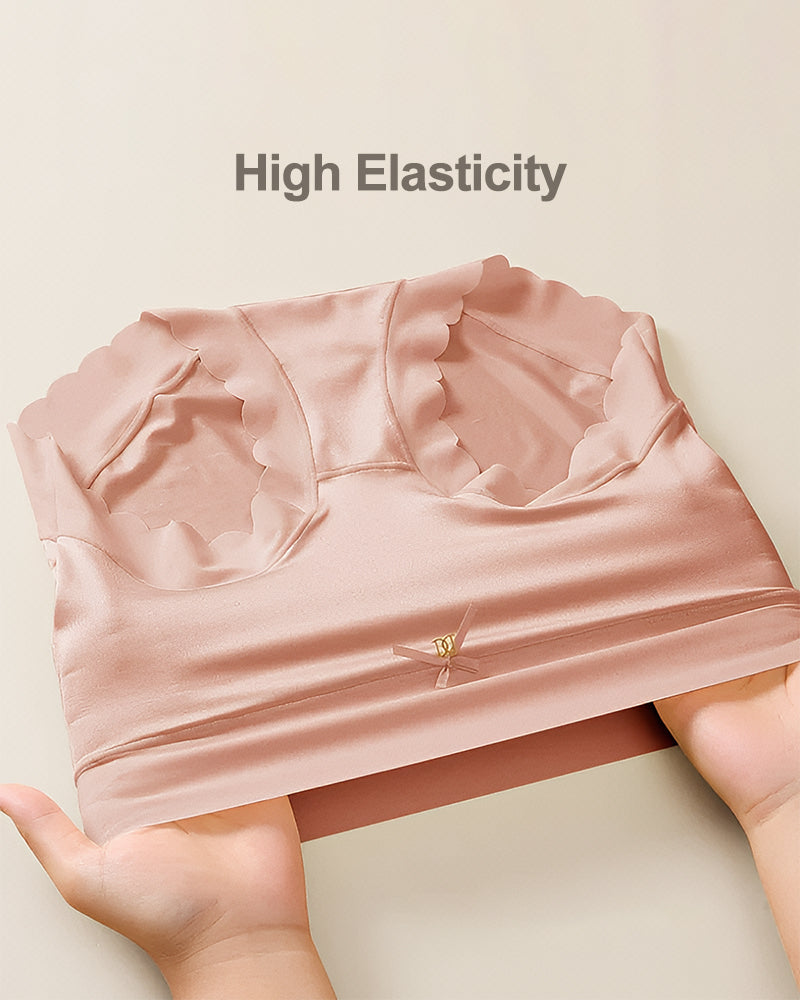 Silky High-Waist Smooth Briefs With Scalloped Edges (6 pack)