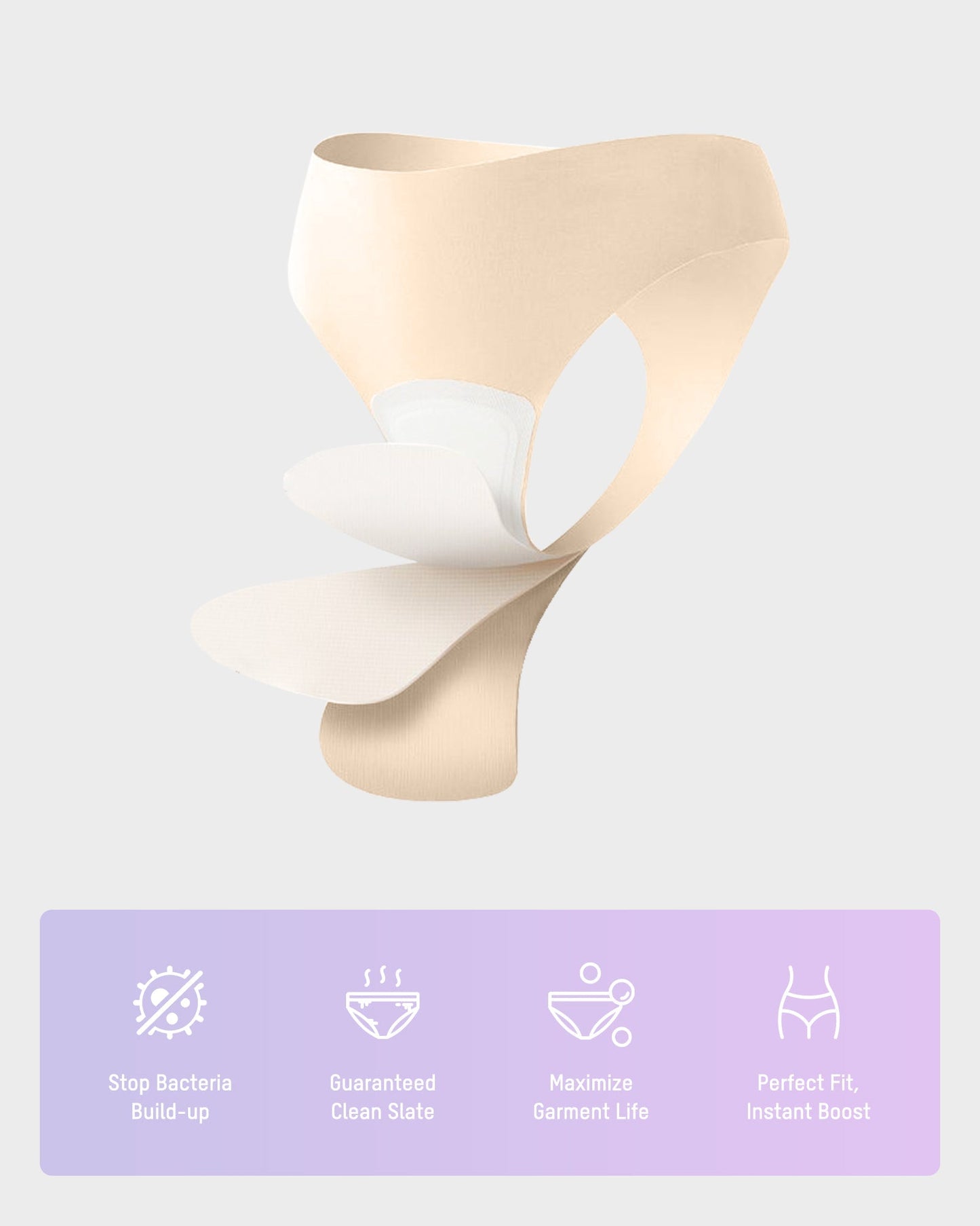 Smooth Invisible Comfort Thongs (5 Pack)