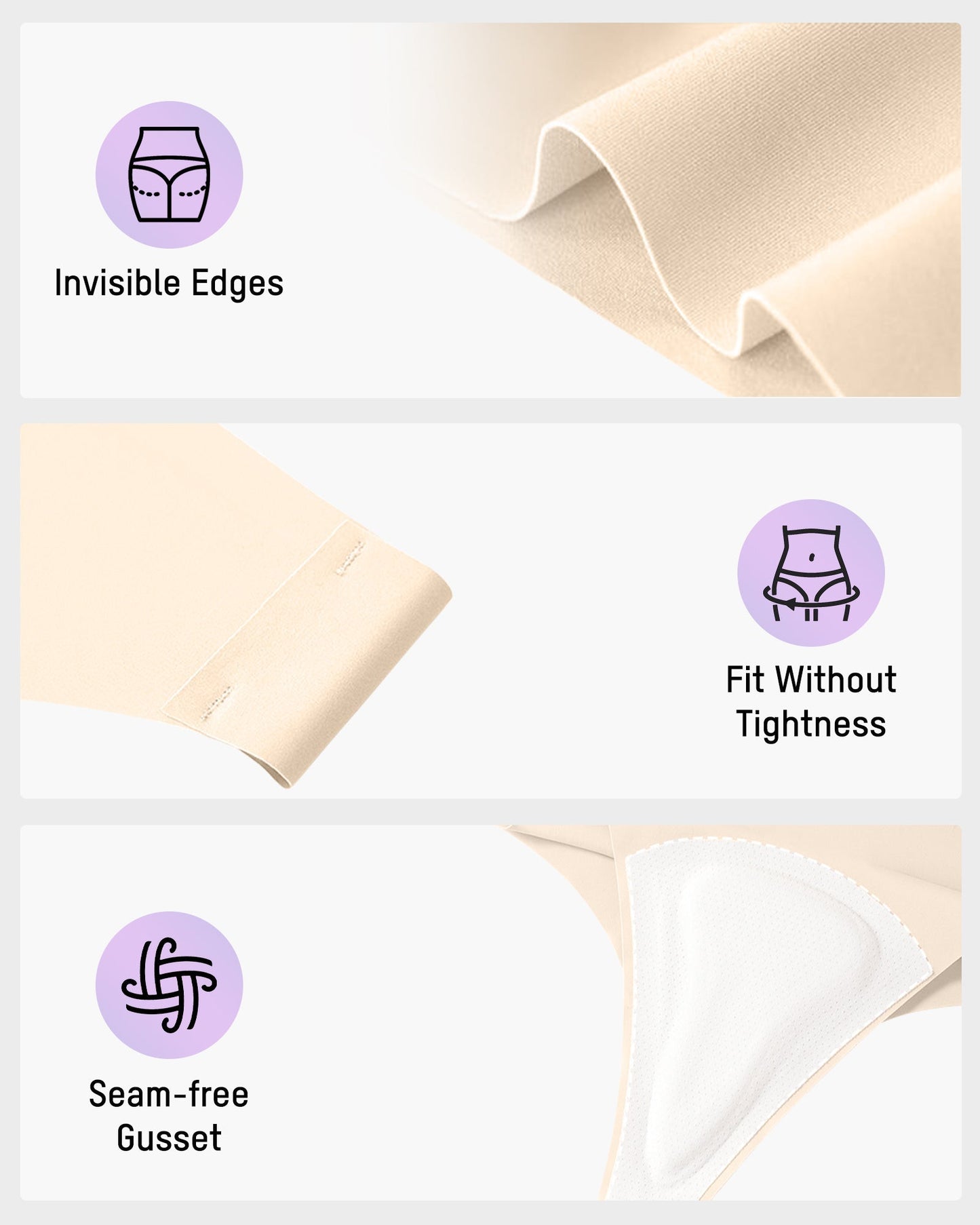 Smooth Invisible Comfort Thongs (5 Pack)