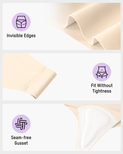 Smooth Invisible Comfort Thongs (5 Pack)