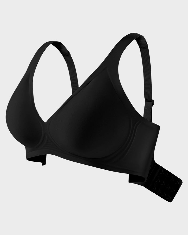 Seamless Deep V Push-Up Wireless Bra