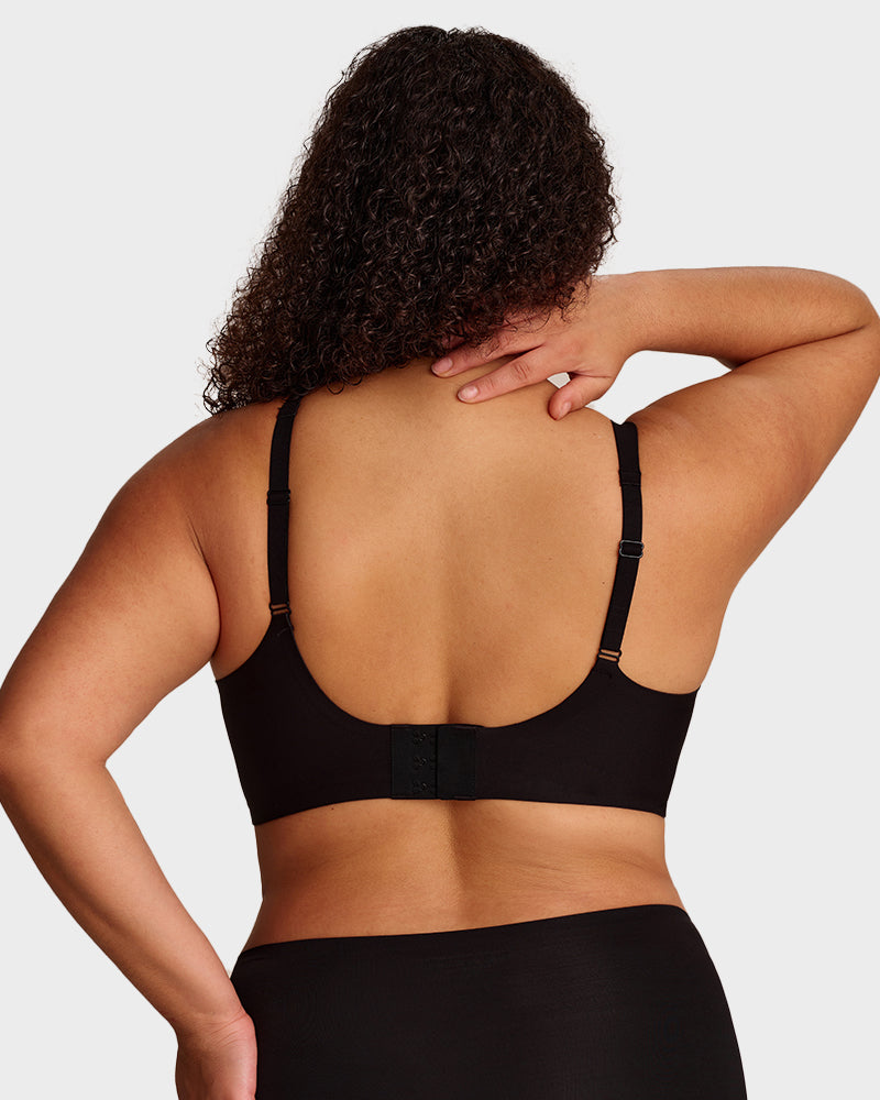Seamless Deep V Push-Up Wireless Bra