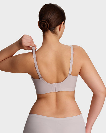 Seamless Deep V Push-Up Wireless Bra