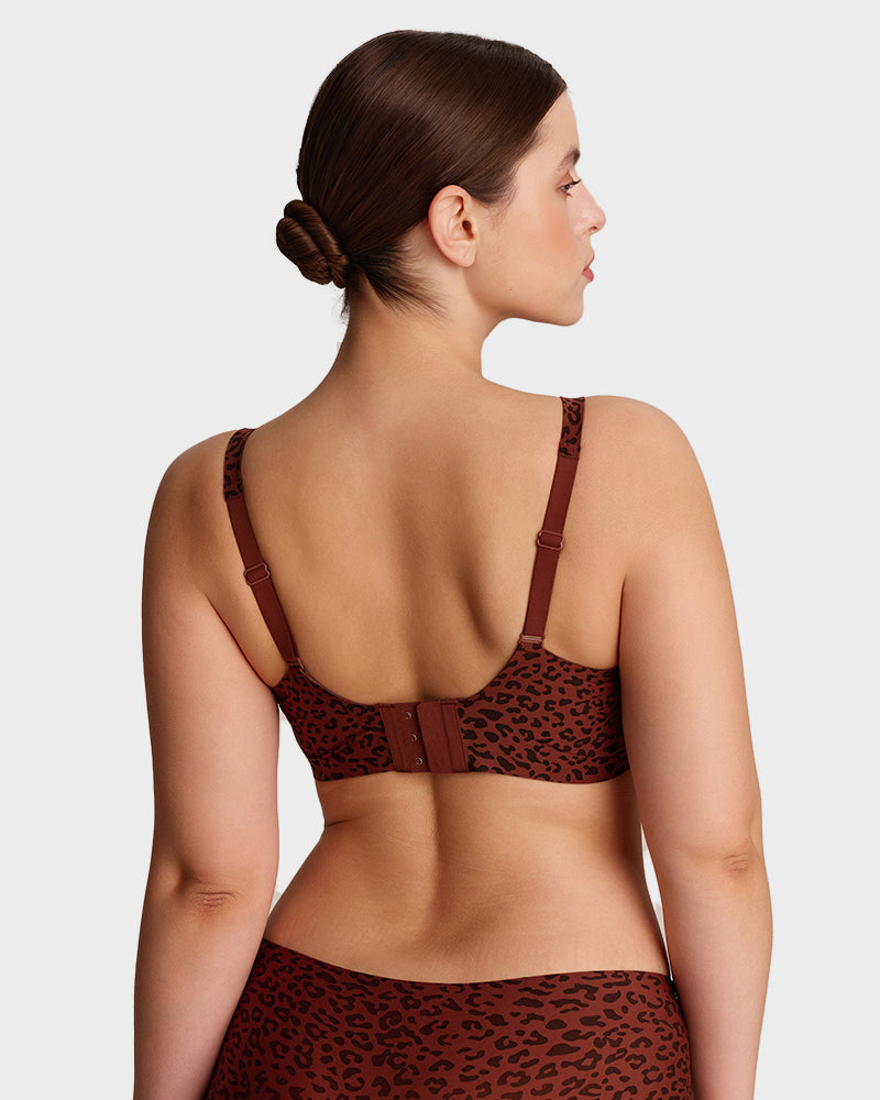 Seamless Deep V Push-Up Wireless Bra