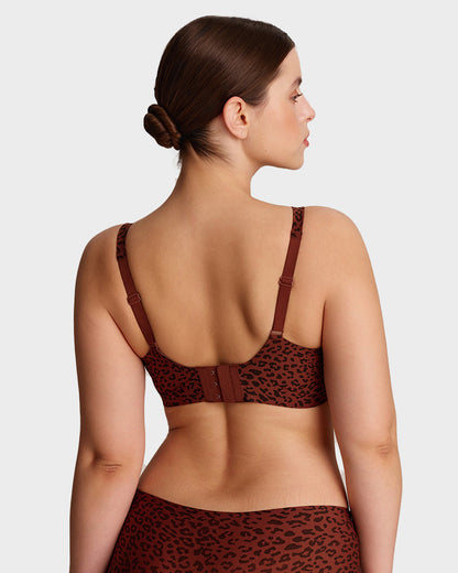 Seamless Deep V Push-Up Wireless Bra