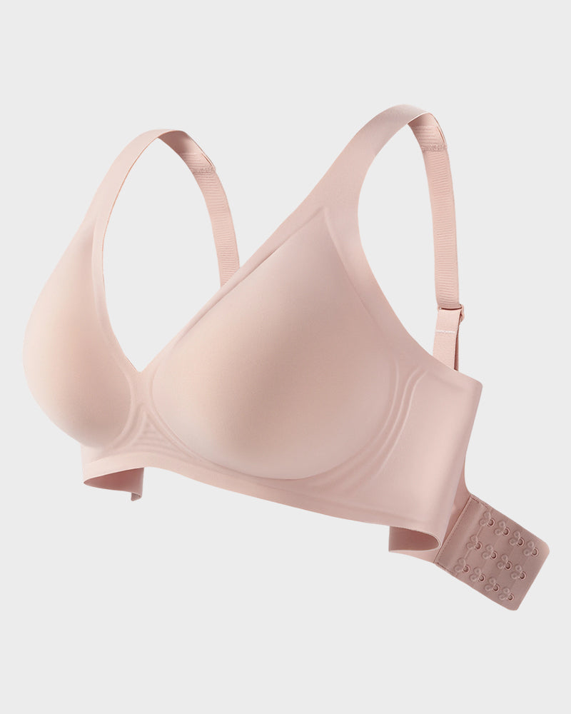 Seamless Deep V Push-Up Wireless Bra