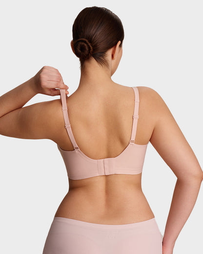 Seamless Deep V Push-Up Wireless Bra