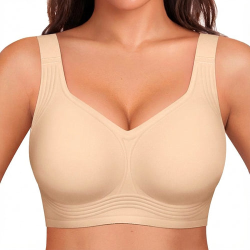 Full coverage wireless bra